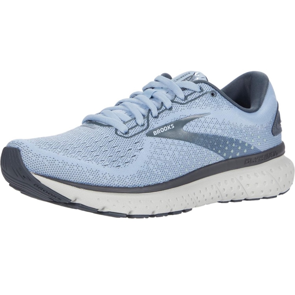 Brooks Glycerin 18 Sneakers in Blue/Grey Color “Kentucky/Turbulence/Grey”